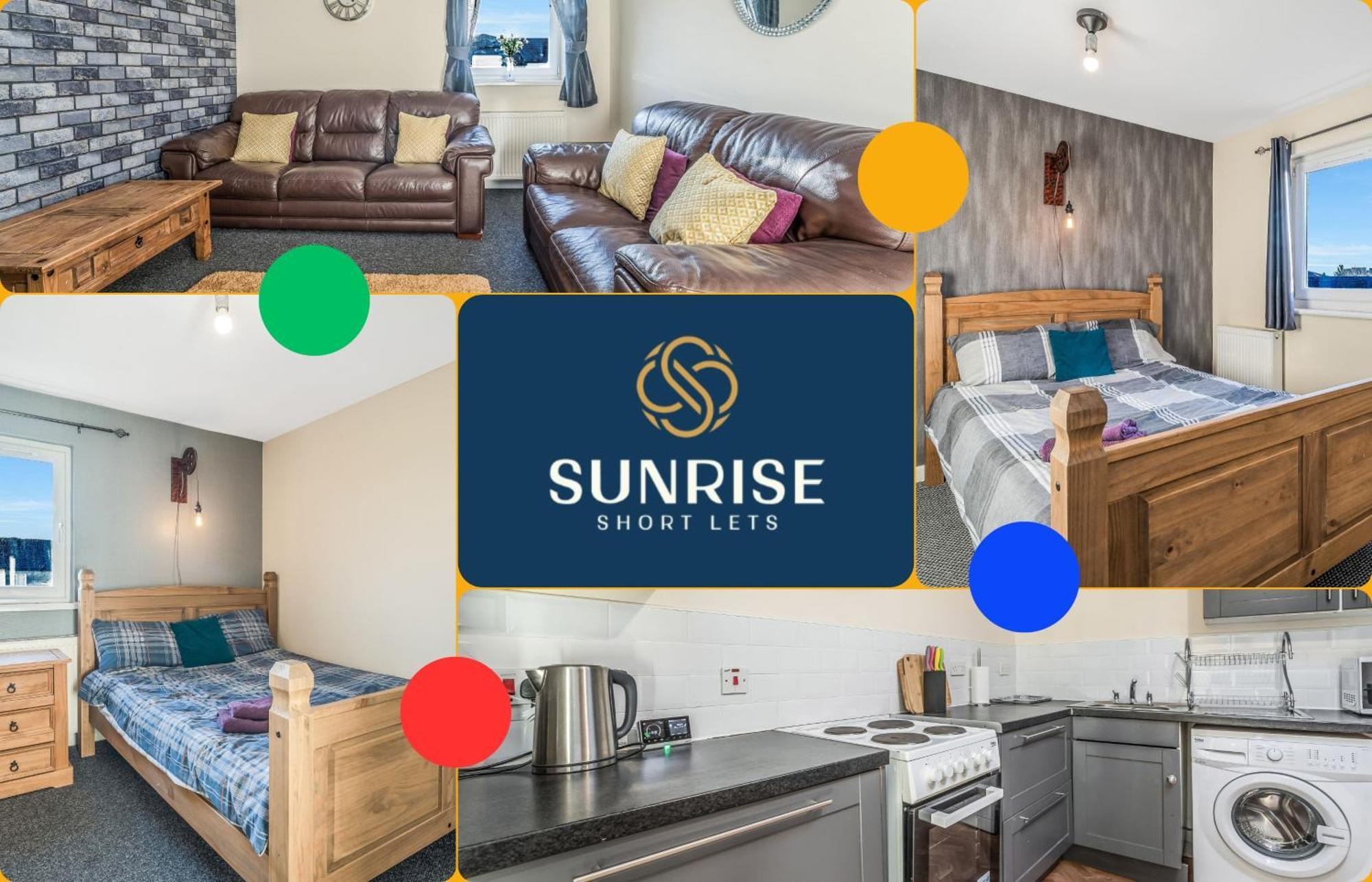 The Law, Has 4 Rooms With Tvs, 2 Bathrooms, Central, Free Parking, Fully Equipped, Contractor And Trades Favourite, 5 Mins To Centre - Long Stays, Invoice And Reduced Price Are Only Via Sunrise Short Lets Dundee Exteriör bild